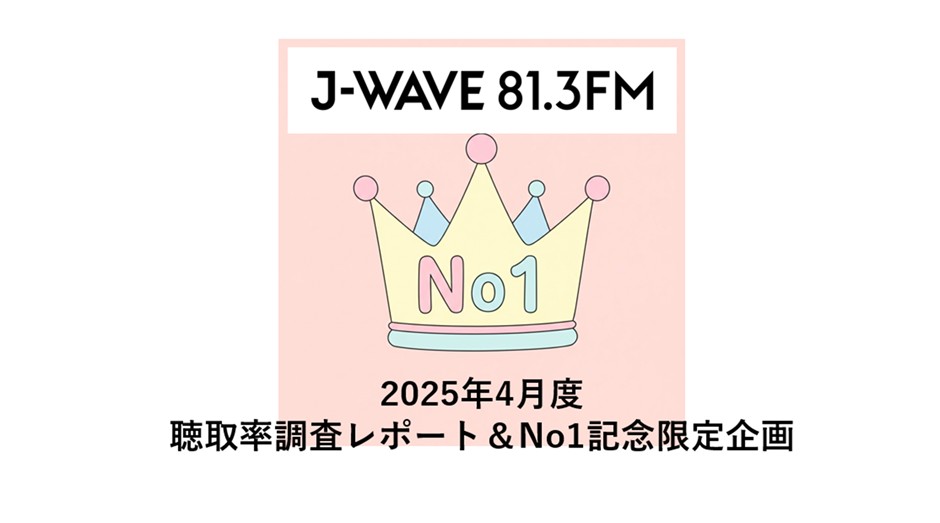2025年4月度　聴取率調査レポートと1位記念スポット企画