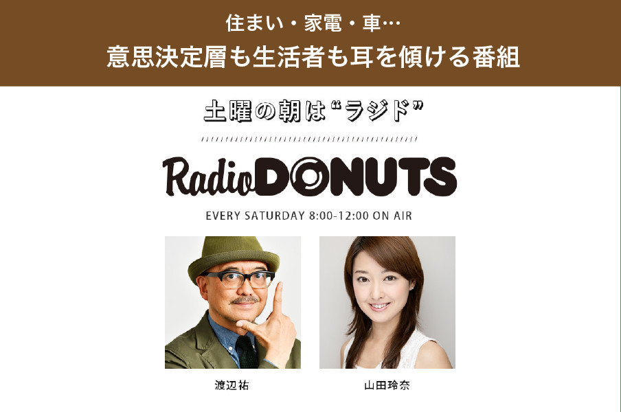 【暮らしにこだわる管理職・生活者にPR】『RADIO DONUTS』のリスナーデータ公開！