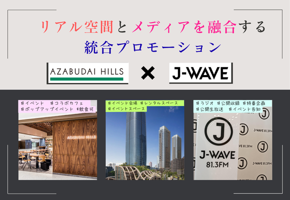 【麻布台ヒルズ×J-WAVE】リアル空間とメディアを融合する統合プロモーション