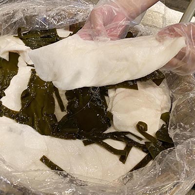 写真：京つけもの村上重本店の千枚漬け