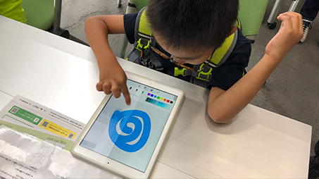 ビジュアルプログラミングアプリ Springin'