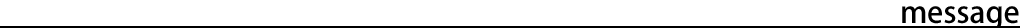 MESSAGE