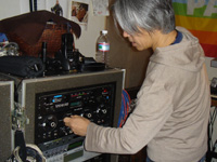 アナログ・フィルターを操る教授